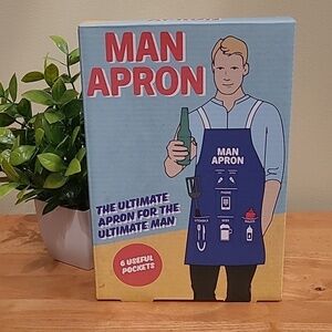 FIZZ CREATIONS Novelty Ultimate Man Apron, 6 Useful Pockets